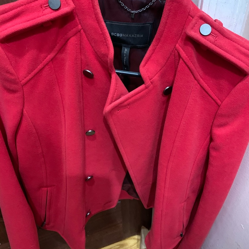 Bcbgmaxazria military style jacket